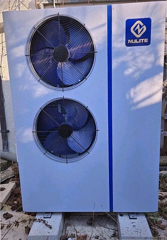 12,5 KW Nulite New Energy B345 Luft-Wasser R32 Wärmepumpe + Warmwasser + Kühlen