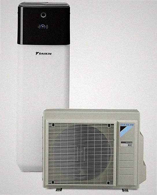 6kW Daikin Wärmepumpe mit 500l Speicher Heizen Warmwasser Kühlen