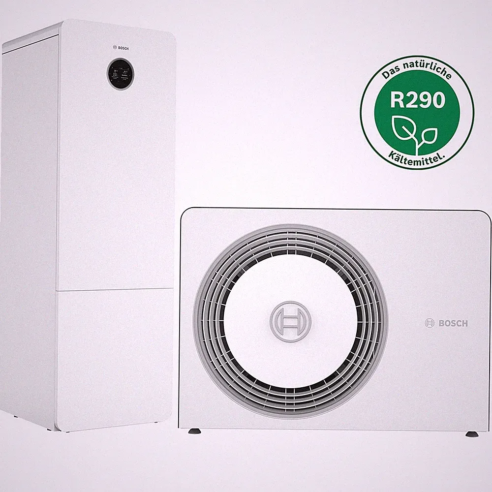 Bosch Paket Luft/wasser-Wärmepumpe Monoblock CS5800i AW 7 kW mit Kompaktmodul 18