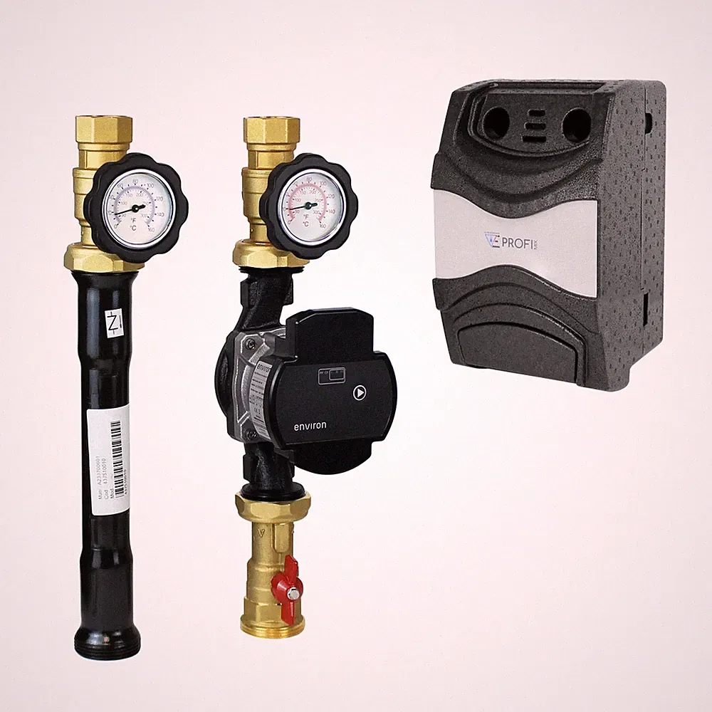 Brauchwasser Ladepumpe Pumpengruppe ungemischt DN25 mit Hocheffizienzpumpe