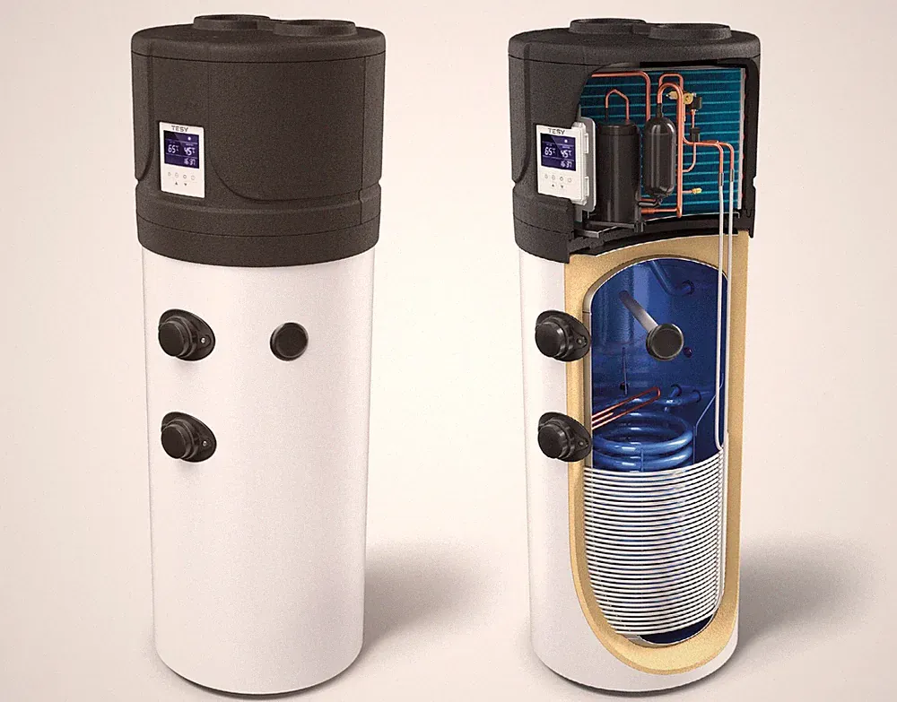 Brauchwasserwärmepumpe Warmwasserwärmepumpe Luft Wasser 200-260 L Tesy HPWH