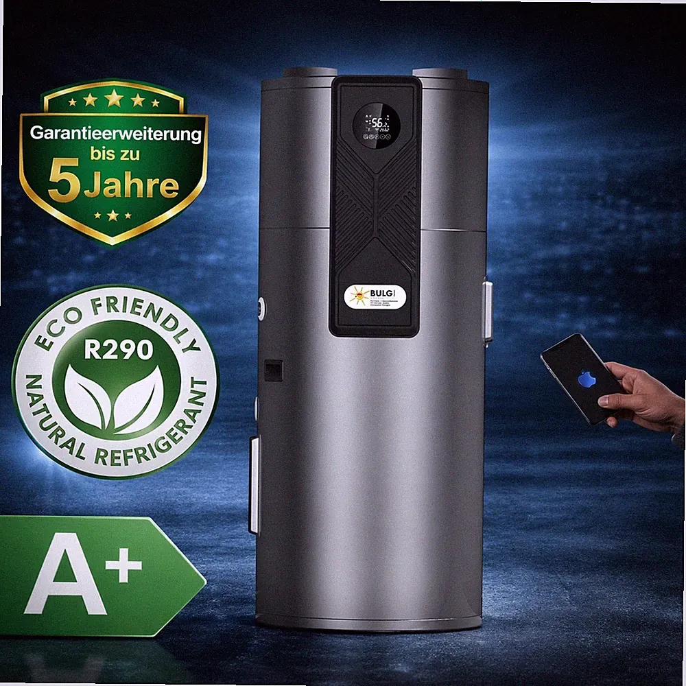 BULG AquaHeat Pro 200 L R290 Brauchwasser Warmwasser Wärmepumpe