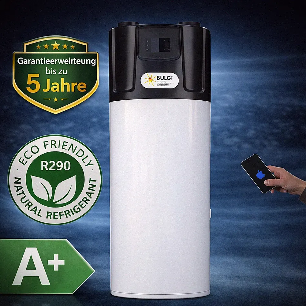 BULG AquaHeat Pro 300L R290 Brauchwasser Warmwasser Wärmepumpe mit Wärmetauscher