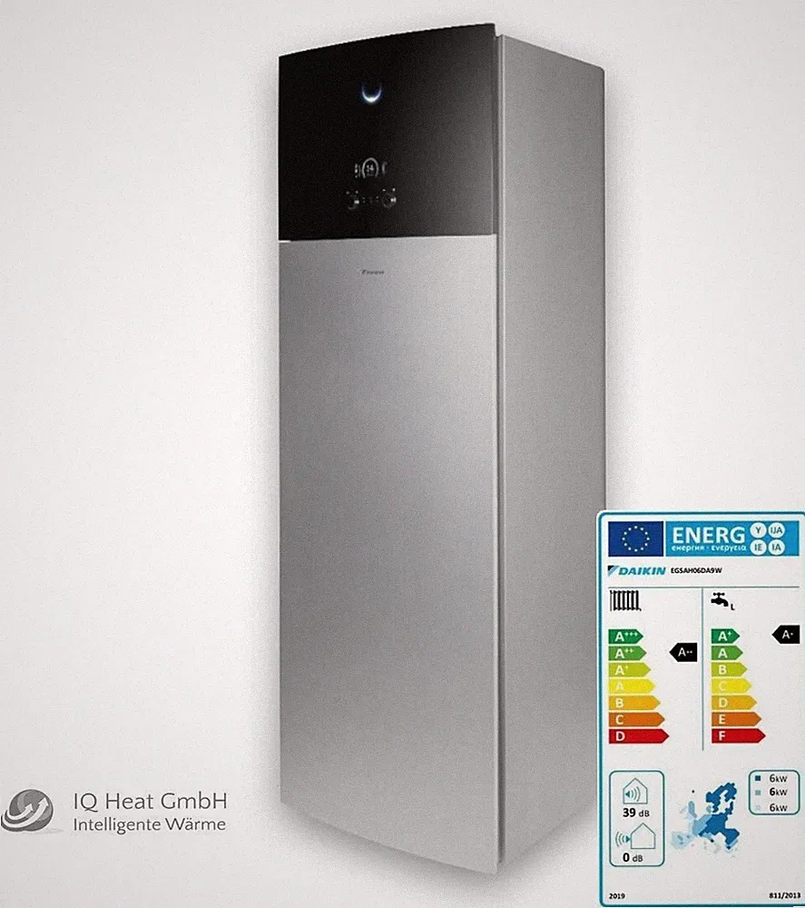 Daikin Altherma 3 Geo 6 kW H/C Sole Wärmepumpe 180 Liter Heizen Kühlen silber