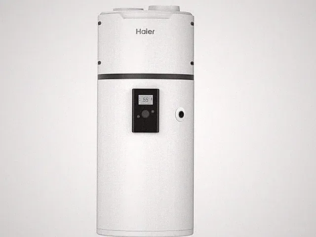 Haier Warmwasser Wärmepumpe, wandhängend, 102 Liter, R290, ohne WT, Luftkanalans