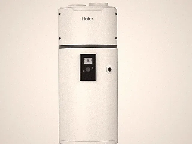 Haier Warmwasser Wärmepumpe, wandhängend, 149 Liter, R290, ohne WT, Luftkanalans