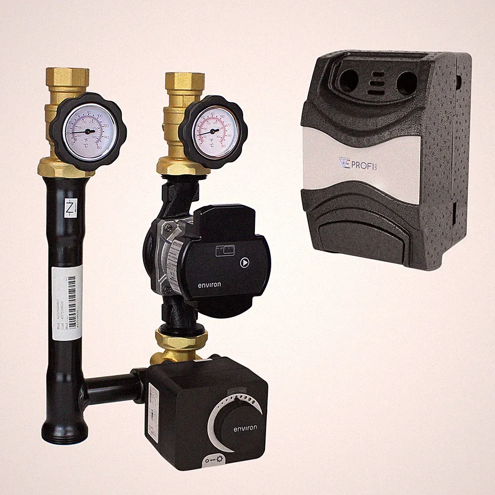 Heizkreisstation Pumpengruppe 3 Wege Mischer EcoStar II Heizkreisset Pumpe