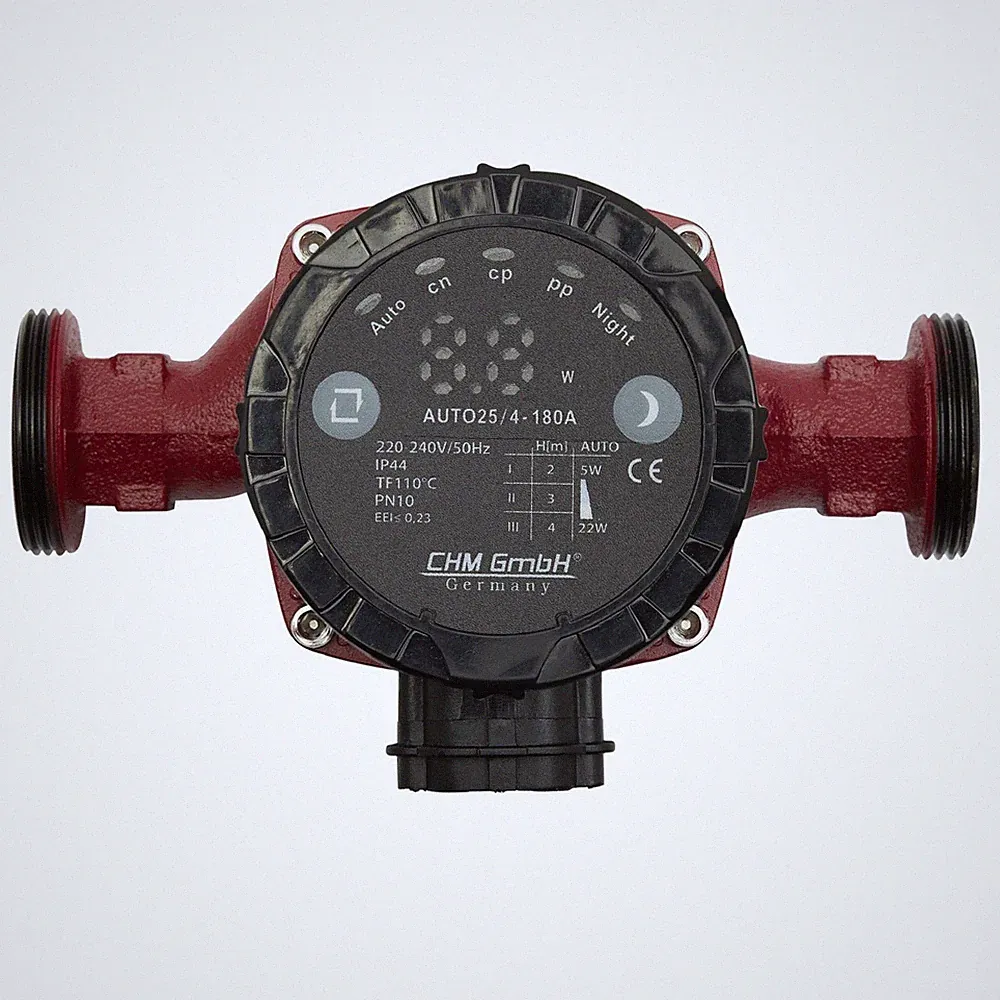 Hocheffizienzpumpe 25-40/180 Heizungspumpe CHM GmbH® Umwälzpumpe Nachtabsenkung