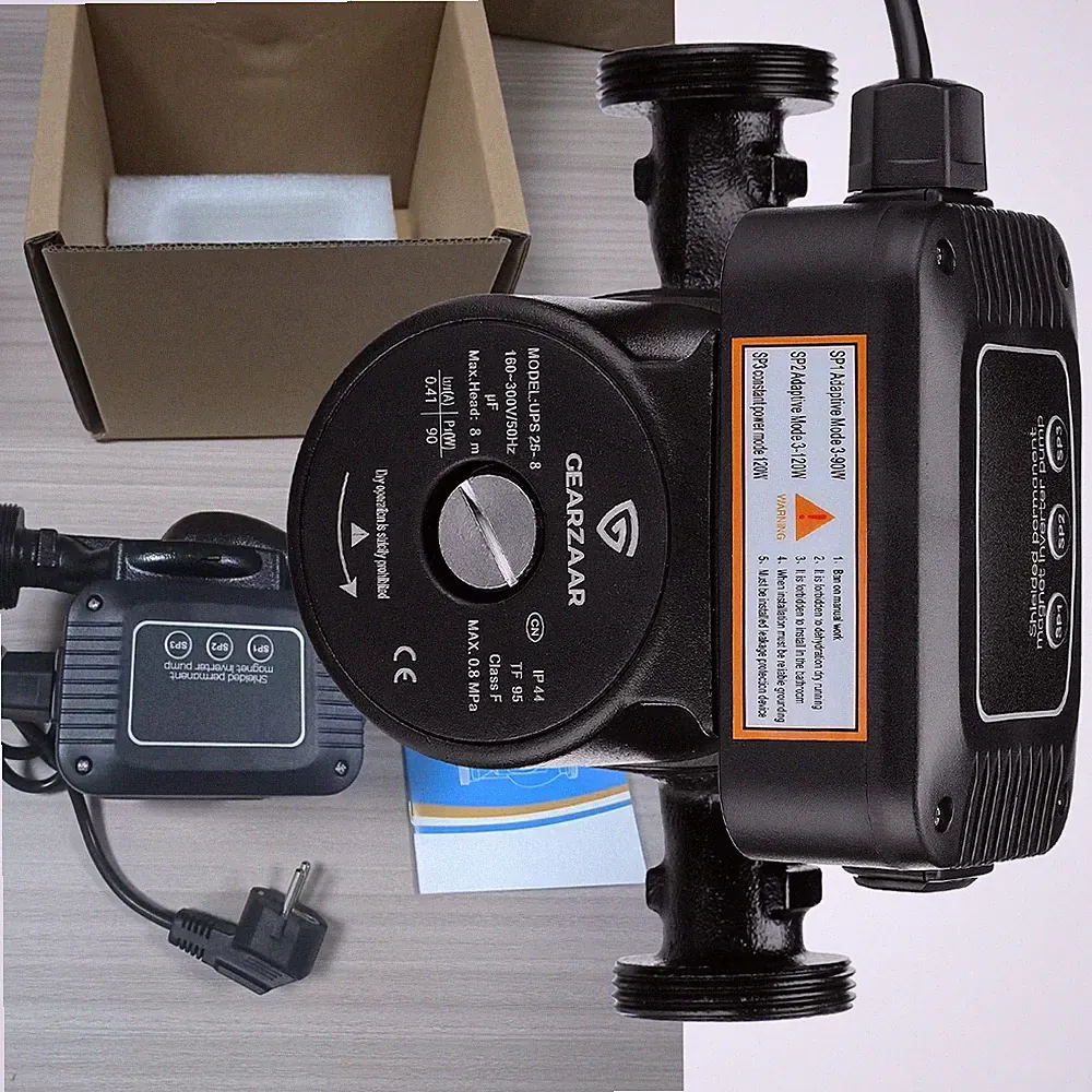 Hocheffizienzpumpe 25-40/180 Heizungspumpe Umwälzpumpe Nachtabsenkung 85L/min DE