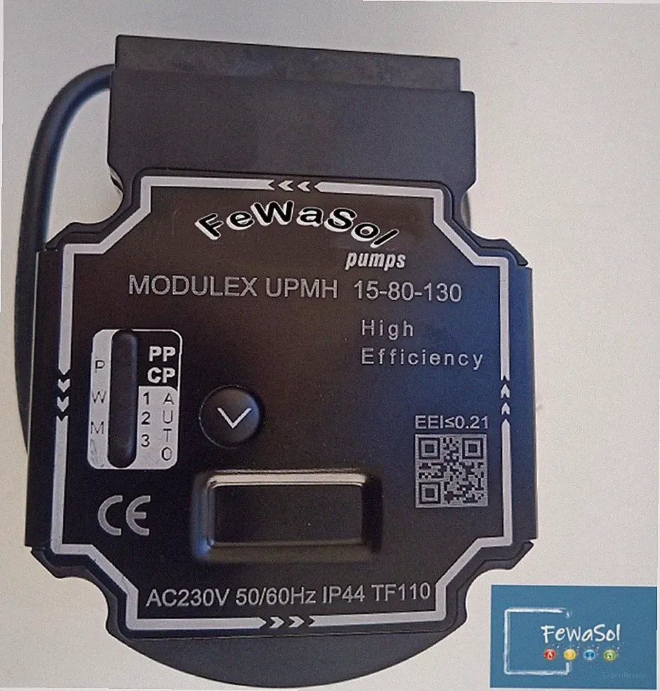 Hocheffizienzpumpe Heizungspumpe Umwälzpumpe Solarpumpe 15-80-130 1"AG Baul. 130