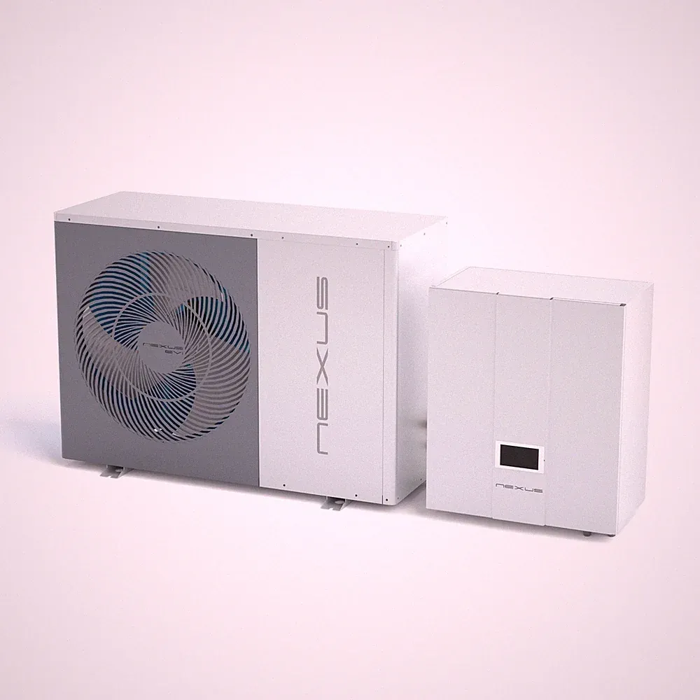 NEXUS EVI SPLIT 10 Wärmepumpe Heizung Warmwasser Inverter A+++