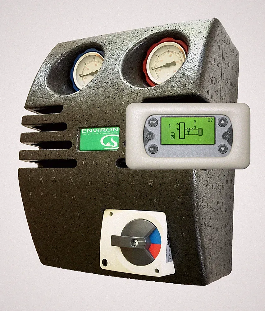 Pumpengruppe Heizkreis 3 Wege Mischer + GRUNDFOS Energieeffizienzpumpe, CLIMA500