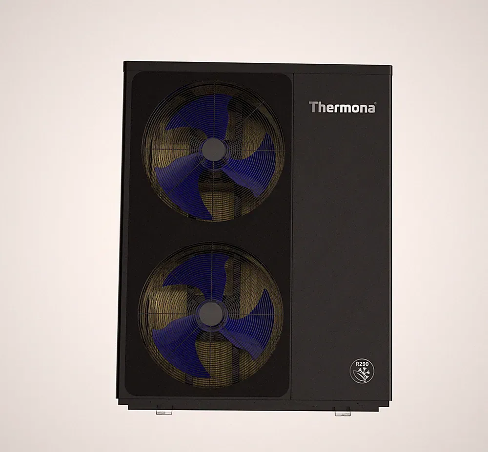 Thermona R290 Luft-Wasser-Wärmepumpe 12 kW – Heizen, Kühlen & Warmwasser - PW055