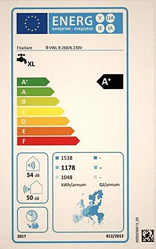 Vaillant aroSTOR plus VWL B 260/6 230V Warmwasser-Wärmepumpe 8000033203