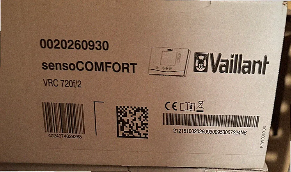 Vaillant VRC 720f/2 sensoCOMFORT Funk-Heizungsregler (0020260930)