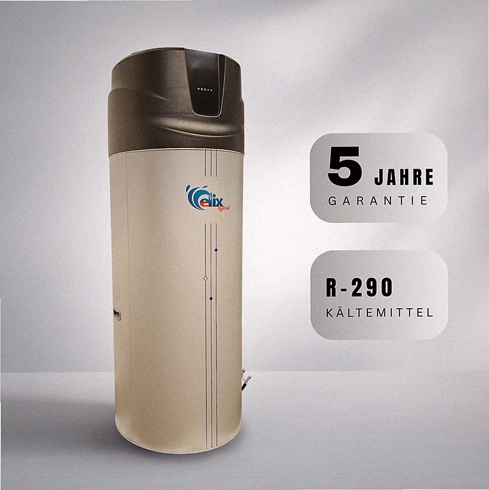 Wärmepumpe R290 ELIX 300l Elektro Warmwasserspeicher A+ Boiler WiFi Modell 2026