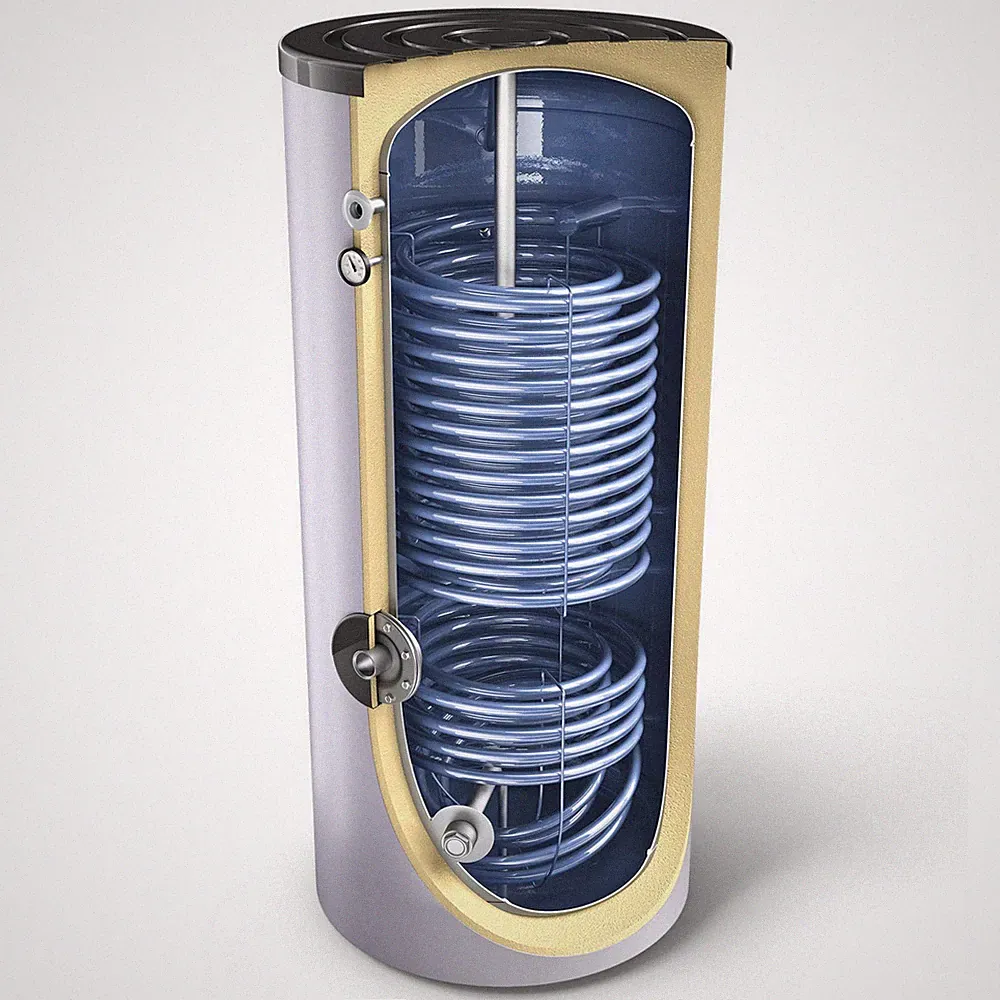 Wärmepumpenspeicher Hochleistungs-Warmwasserspeicher–2 extra große Wärmetauscher