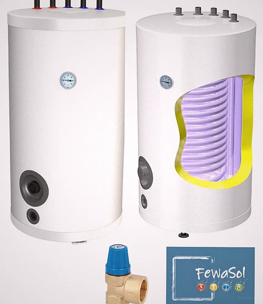 Wärmepumpenspeicher Warmwasserspeicher Brauchwasserspeicher 150Liter