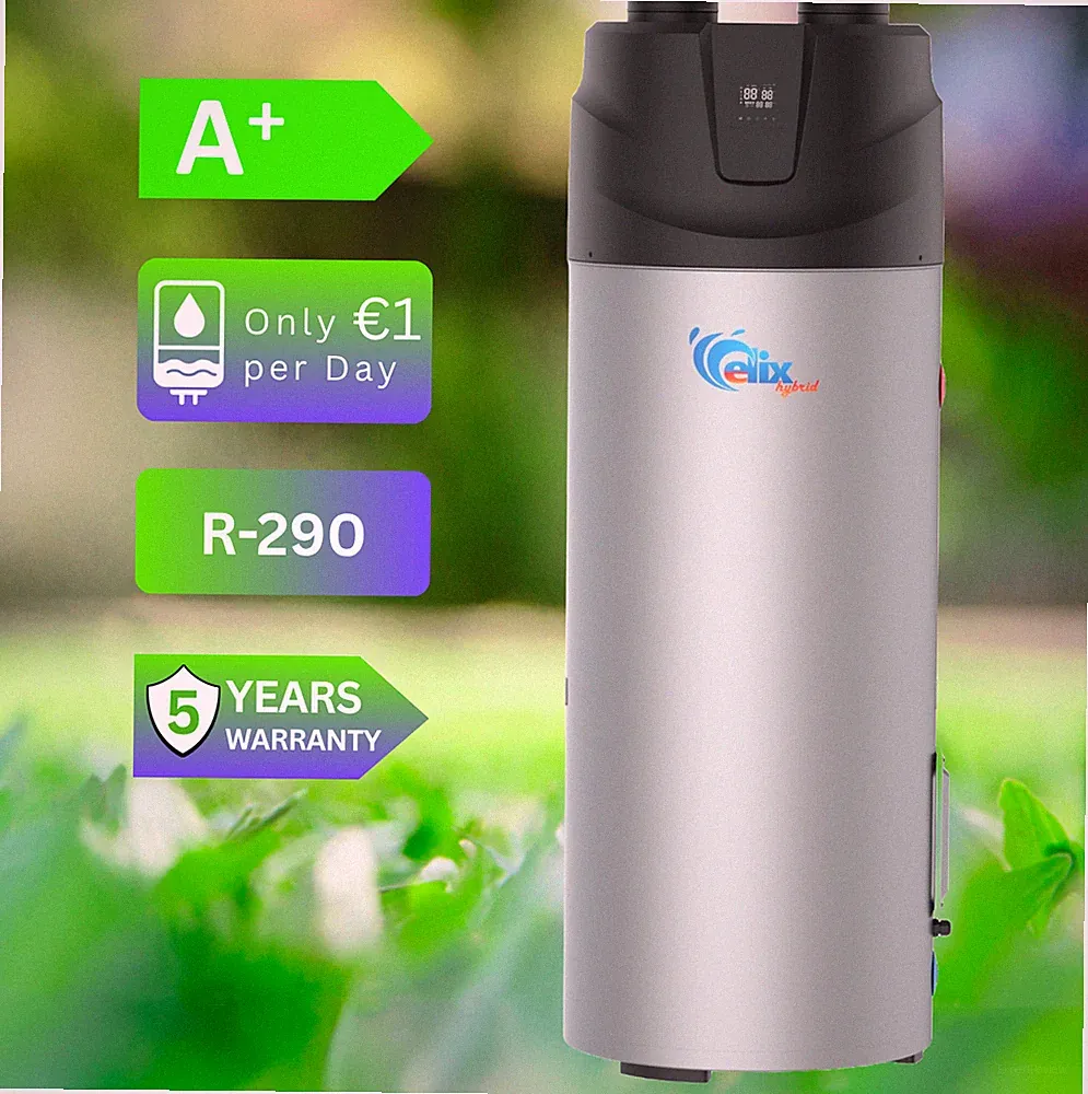 Warmwasserspeicher Wärmepumpe 200 Warmwasserbereiter ELIX R290 Modell 2026 WiFi