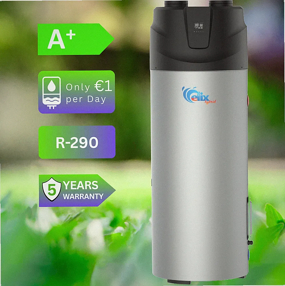 Warmwasserspeicher Wärmepumpe 200l, ELIX 200, Warmwasserbereiter, New R290, WiFi